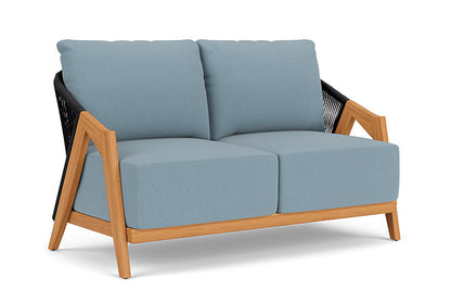 Lloyd Flanders - Alpine Loveseat In Natural Teak Finish With Unearth Mist Fabric - 3630500962068 view 1