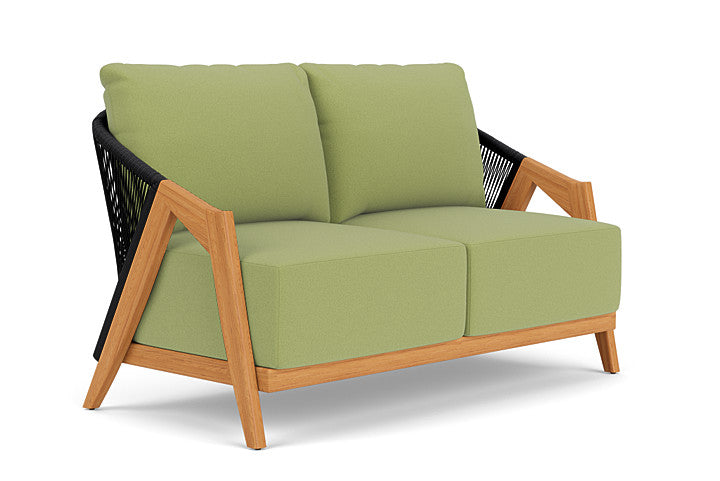 Lloyd Flanders - Alpine Loveseat In Natural Teak Finish With Unearth Spring Fabric - 3630500962067 view 1