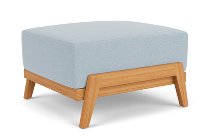 Lloyd Flanders - Alpine Ottoman In Natural Teak Finish With Unearth Dew Fabric - 3630170962084 view 2