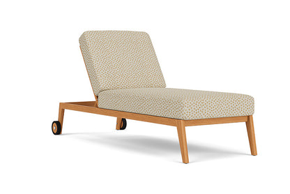 Lloyd Flanders - Alpine Pool Chaise In Natural Teak Finish With Bebot Sisal Fabric - 3630200962048 view 1