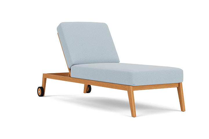Lloyd Flanders - Alpine Pool Chaise In Natural Teak Finish With Unearth Dew Fabric - 3630200962084 view 1