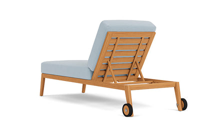 Lloyd Flanders - Alpine Pool Chaise In Natural Teak Finish With Unearth Dew Fabric - 3630200962084 view 2