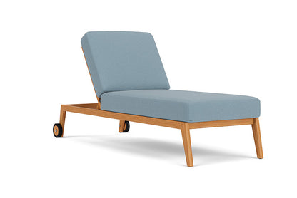 Lloyd Flanders - Alpine Pool Chaise In Natural Teak Finish With Unearth Mist Fabric - 3630200962068 view 1