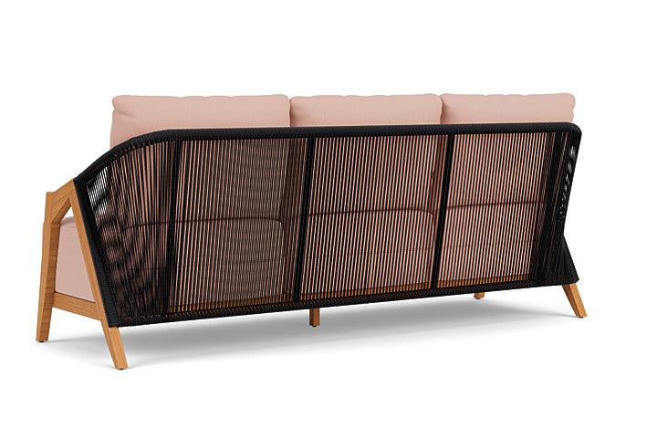 Lloyd Flanders - Alpine Sofa In Natural Teak Finish With Azulu Clay Fabric - 3630550962033 view 2