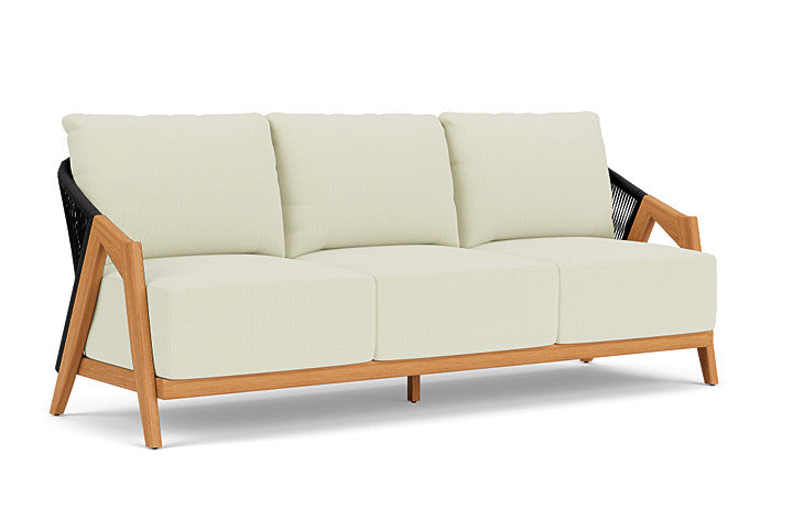 Lloyd Flanders - Alpine Sofa In Natural Teak Finish With Bamboo Bay Meadow Fabric - 3630550962060 view 1