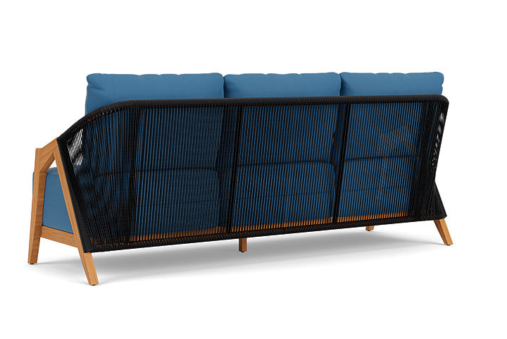 Lloyd Flanders - Alpine Sofa In Natural Teak Finish With Bamboo Bay Sky Fabric - 3630550962007 view 2