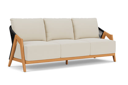 Lloyd Flanders - Alpine Sofa In Natural Teak Finish With Beach Natural Fabric - 3630550962005 view 1