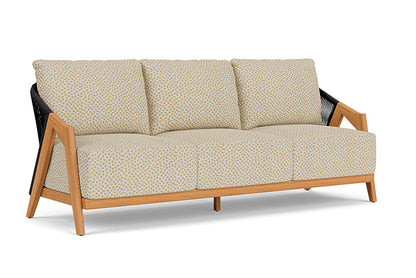 Lloyd Flanders - Alpine Sofa In Natural Teak Finish With Bebot Sisal Fabric - 3630550962048 view 1