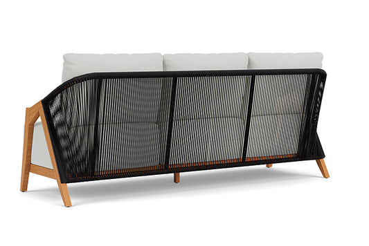 Lloyd Flanders - Alpine Sofa In Natural Teak Finish With Bright Side Fog Fabric - 3630550962012 view 2