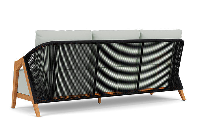 Lloyd Flanders - Alpine Sofa In Natural Teak Finish With Callen Celadon Fabric - 3630550962024 view 2