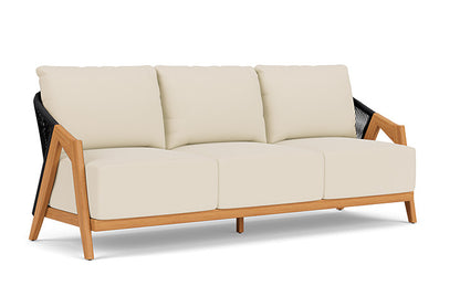Lloyd Flanders - Alpine Sofa In Natural Teak Finish With Callen Pearl Fabric - 3630550962021 view 1
