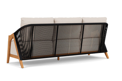 Lloyd Flanders - Alpine Sofa In Natural Teak Finish With Canvas Birds Eye Fabric - 363055096937 view 2