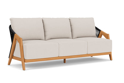 Lloyd Flanders - Alpine Sofa In Natural Teak Finish With Canvas Canvas Fabric - 363055096319 view 1