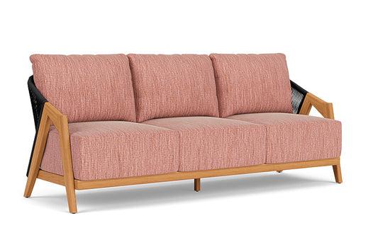 Lloyd Flanders - Alpine Sofa In Natural Teak Finish With Friendly Carnival Fabric - 3630550962043 view 1