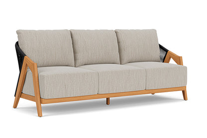 Lloyd Flanders - Alpine Sofa In Natural Teak Finish With Friendly Flax Fabric - 3630550962026 view 1