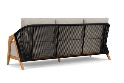Lloyd Flanders - Alpine Sofa In Natural Teak Finish With Friendly Flax Fabric - 3630550962026 view 2