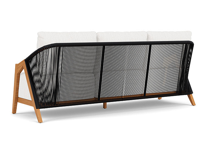 Lloyd Flanders - Alpine Sofa In Natural Teak Finish With Friendly Natural Fabric - 3630550962042 view 2