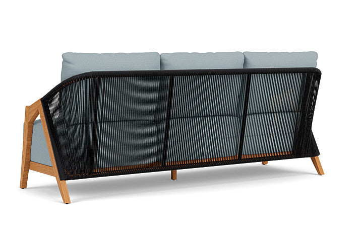 Lloyd Flanders - Alpine Sofa In Natural Teak Finish With Kadogo Lake Fabric - 3630550962041 view 2