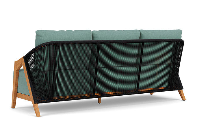 Lloyd Flanders - Alpine Sofa In Natural Teak Finish With Loveboat Mint Fabric - 3630550962010 view 2
