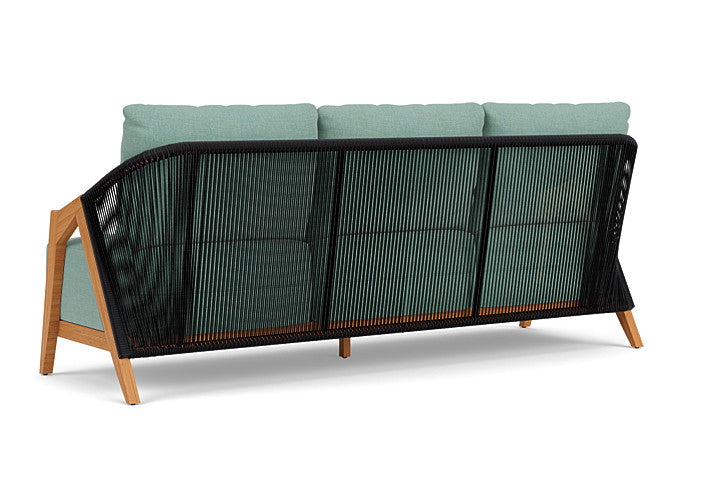 Lloyd Flanders - Alpine Sofa In Natural Teak Finish With Pavian Pool Fabric - 3630550962045 view 2