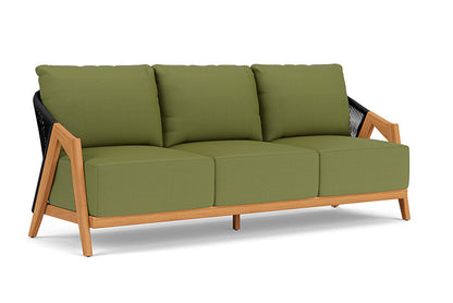 Lloyd Flanders - Alpine Sofa In Natural Teak Finish With Reflections Grass Fabric - 3630550962051 view 1