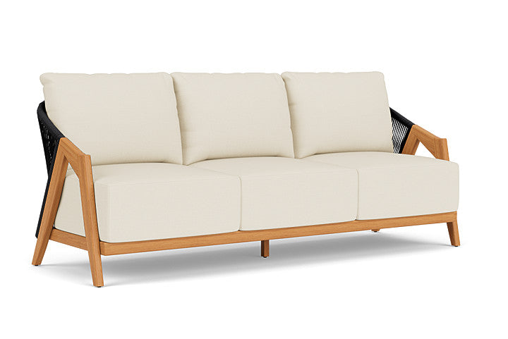 Lloyd Flanders - Alpine Sofa In Natural Teak Finish With Sailcloth Sailor Fabric - 363055096434 view 1