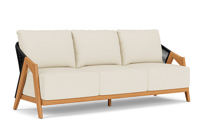 Lloyd Flanders - Alpine Sofa In Natural Teak Finish With Sailcloth Sailor Fabric - 363055096434 view 1