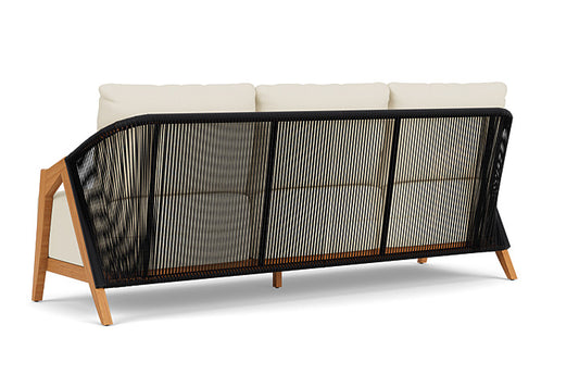 Lloyd Flanders - Alpine Sofa In Natural Teak Finish With Sailcloth Sailor Fabric - 363055096434 view 2