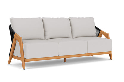 Lloyd Flanders - Alpine Sofa In Natural Teak Finish With Sailcloth Seagull Fabric - 363055096W61 view 1