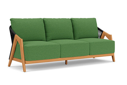 Lloyd Flanders - Alpine Sofa In Natural Teak Finish With Seadog Botanical Fabric - 3630550962066 view 1