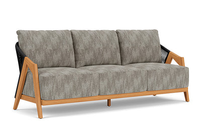 Lloyd Flanders - Alpine Sofa In Natural Teak Finish With Surface Slate Fabric - 3630550962056 view 1