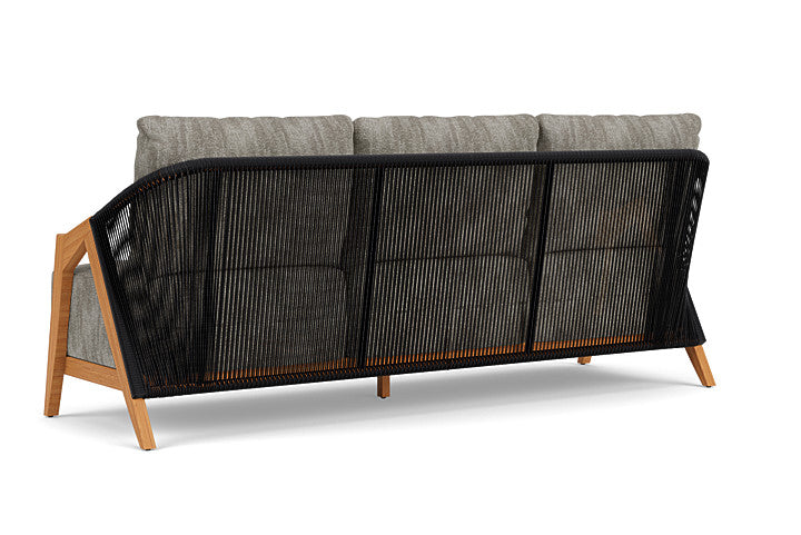 Lloyd Flanders - Alpine Sofa In Natural Teak Finish With Surface Slate Fabric - 3630550962056 view 2