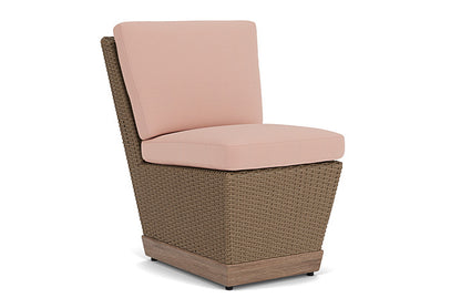 Lloyd Flanders - Charisma Armless Dining Chair In Brindle Finish With Azulu Clay Fabric - 4210075142033 view 1