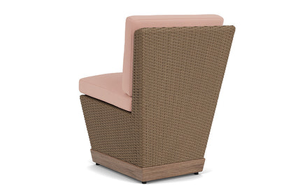 Lloyd Flanders - Charisma Armless Dining Chair In Brindle Finish With Azulu Clay Fabric - 4210075142033 view 2