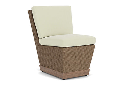 Lloyd Flanders - Charisma Armless Dining Chair In Brindle Finish With Bamboo Bay Meadow Fabric - 4210075142060 view 1