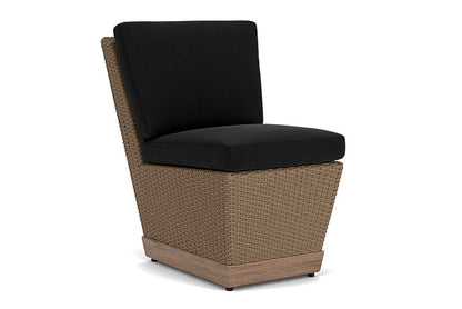 Lloyd Flanders - Charisma Armless Dining Chair In Brindle Finish With Canvas Black Fabric - 421007514157 view 1