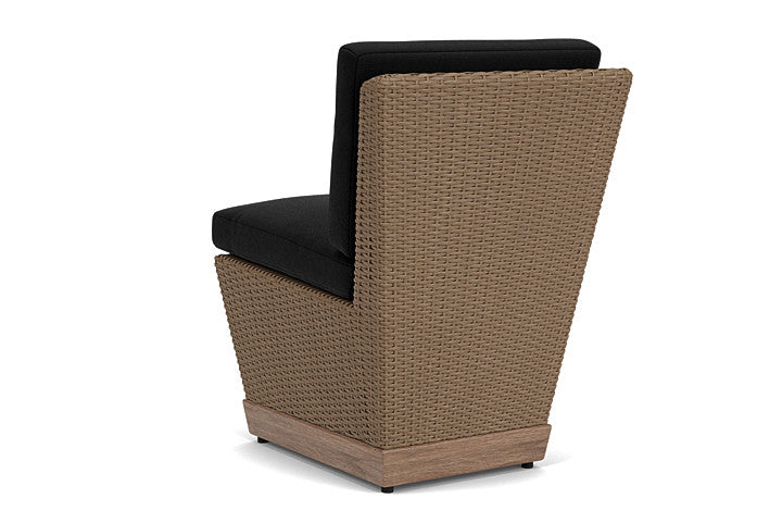 Lloyd Flanders - Charisma Armless Dining Chair In Brindle Finish With Canvas Black Fabric - 421007514157 view 2