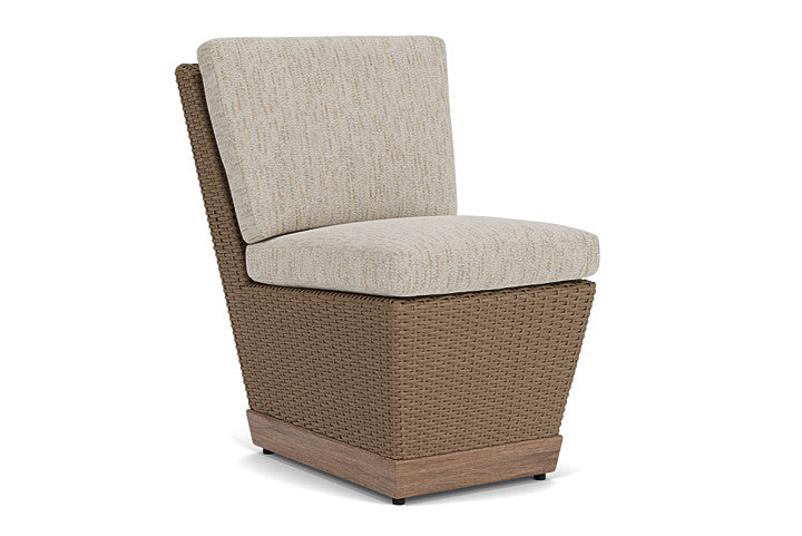 Lloyd Flanders - Charisma Armless Dining Chair In Brindle Finish With Charlotte Sparrow Fabric - 421007514183 view 1