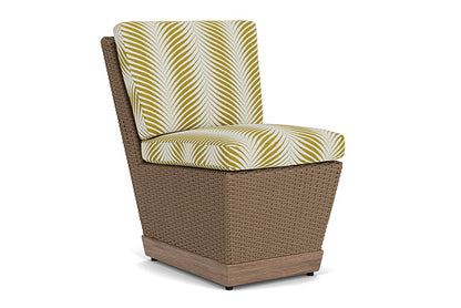 Lloyd Flanders - Charisma Armless Dining Chair In Brindle Finish With Clock Out Dew Fabric - 4210075142083 view 1