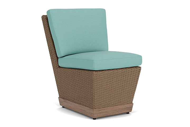 Lloyd Flanders - Charisma Armless Dining Chair In Brindle Finish With Fife Aruba Fabric - 421007514748 view 1