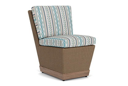 Lloyd Flanders - Charisma Armless Dining Chair In Brindle Finish With Ilona Resort Fabric - 4210075142069 view 1