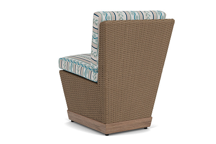 Lloyd Flanders - Charisma Armless Dining Chair In Brindle Finish With Ilona Resort Fabric - 4210075142069 view 2
