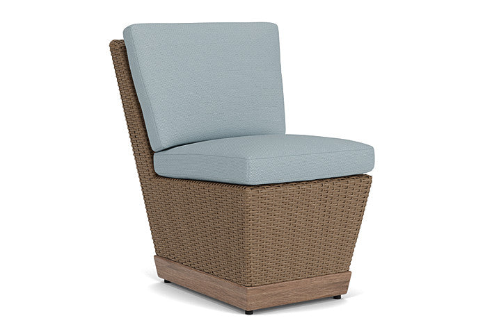 Lloyd Flanders - Charisma Armless Dining Chair In Brindle Finish With Kadogo Lake Fabric - 4210075142041 view 1