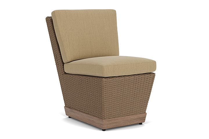 Lloyd Flanders - Charisma Armless Dining Chair In Brindle Finish With Loveboat Saffron Fabric - 4210075142009 view 1