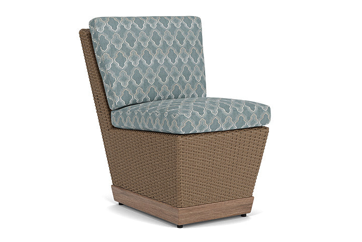 Lloyd Flanders - Charisma Armless Dining Chair In Brindle Finish With Luna Mist Fabric - 4210075142070 view 1