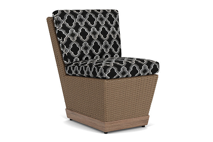 Lloyd Flanders - Charisma Armless Dining Chair In Brindle Finish With Luna Onyx Fabric - 4210075142071 view 1