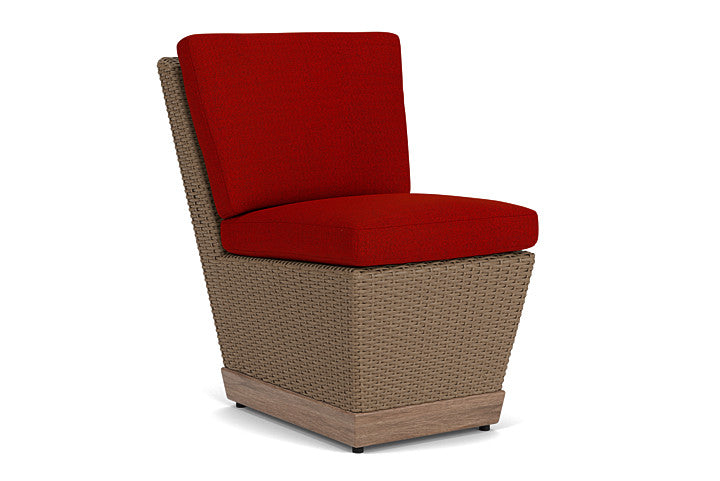 Lloyd Flanders - Charisma Armless Dining Chair In Brindle Finish With Partyline Lollipop Fabric - 4210075142054 view 1