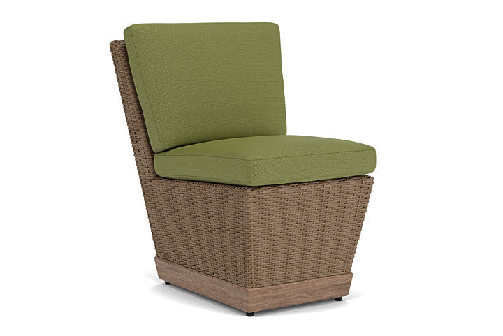 Lloyd Flanders - Charisma Armless Dining Chair In Brindle Finish With Reflections Grass Fabric - 4210075142051 view 1