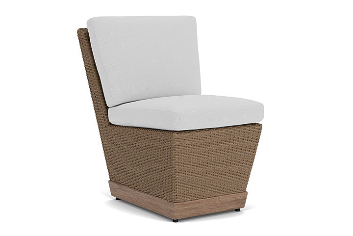 Lloyd Flanders - Charisma Armless Dining Chair In Brindle Finish With Reflections Ice Fabric - 4210075142052 view 1