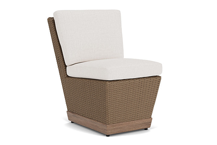 Lloyd Flanders - Charisma Armless Dining Chair In Brindle Finish With Reflections Snow Fabric - 4210075142014 view 1